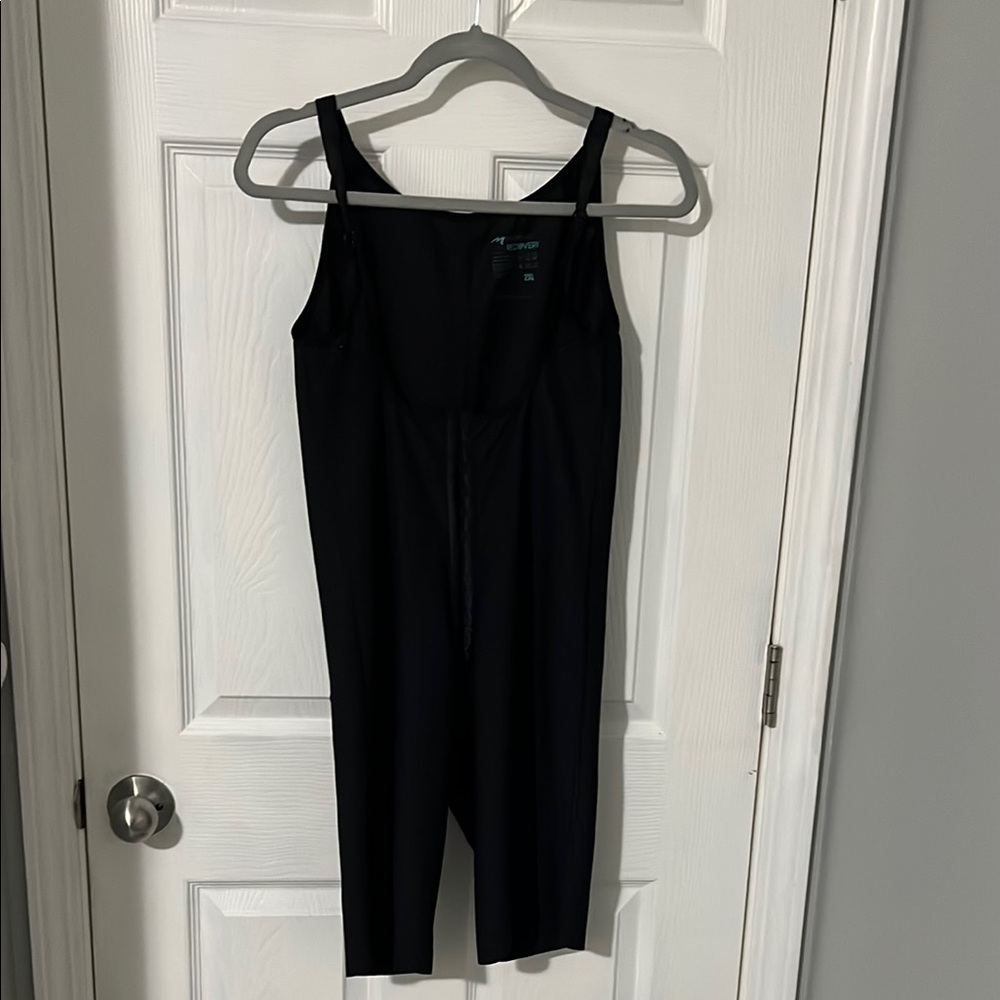 Black post surgical compression garment /Faja